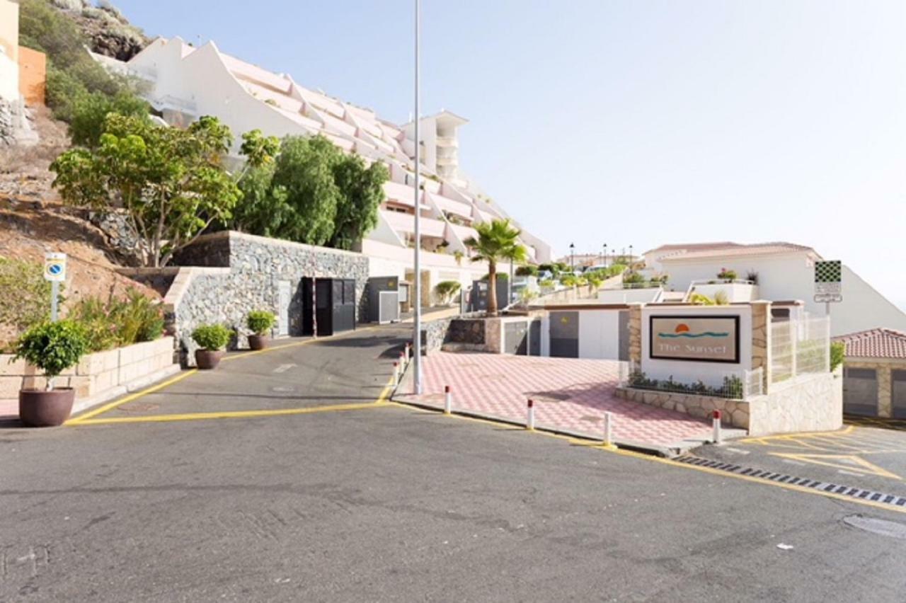 1713 Sunset Ocean View, Terrace,Heated Pool Apartman Costa Adeje  Kültér fotó