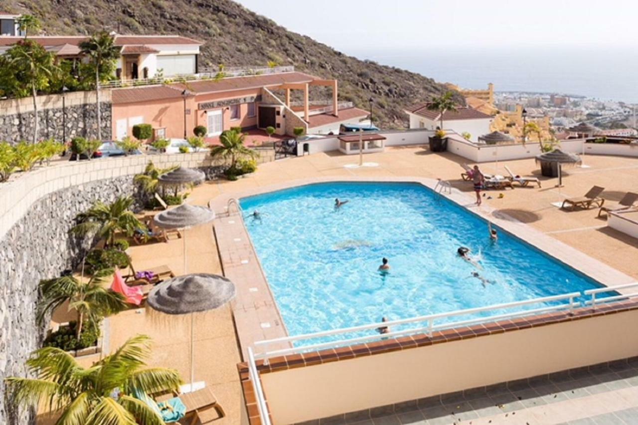 1713 Sunset Ocean View, Terrace,Heated Pool Apartman Costa Adeje  Kültér fotó